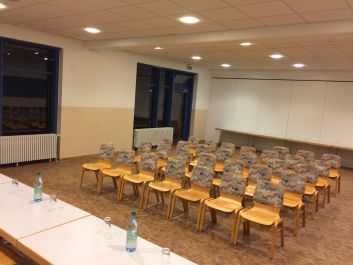Bestuhlungsbeispiel Raum 3 + 4  Wohnungseigentümergemeinschaftsmeeting