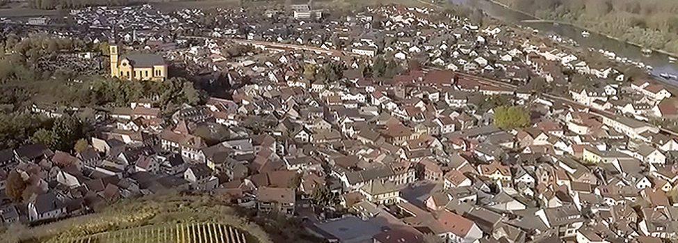 Luftaufnahme Nackenheim Quelle: SWR 1 hebt ab Nackenheim