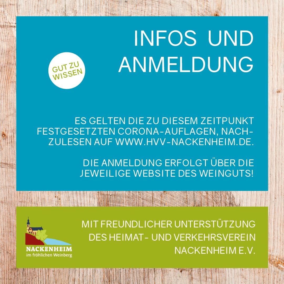 Flyer Weinfest 2021 Quelle: HVV Nackenheim Flyer Weinfest 2021 Quelle: HVV Nackenheim