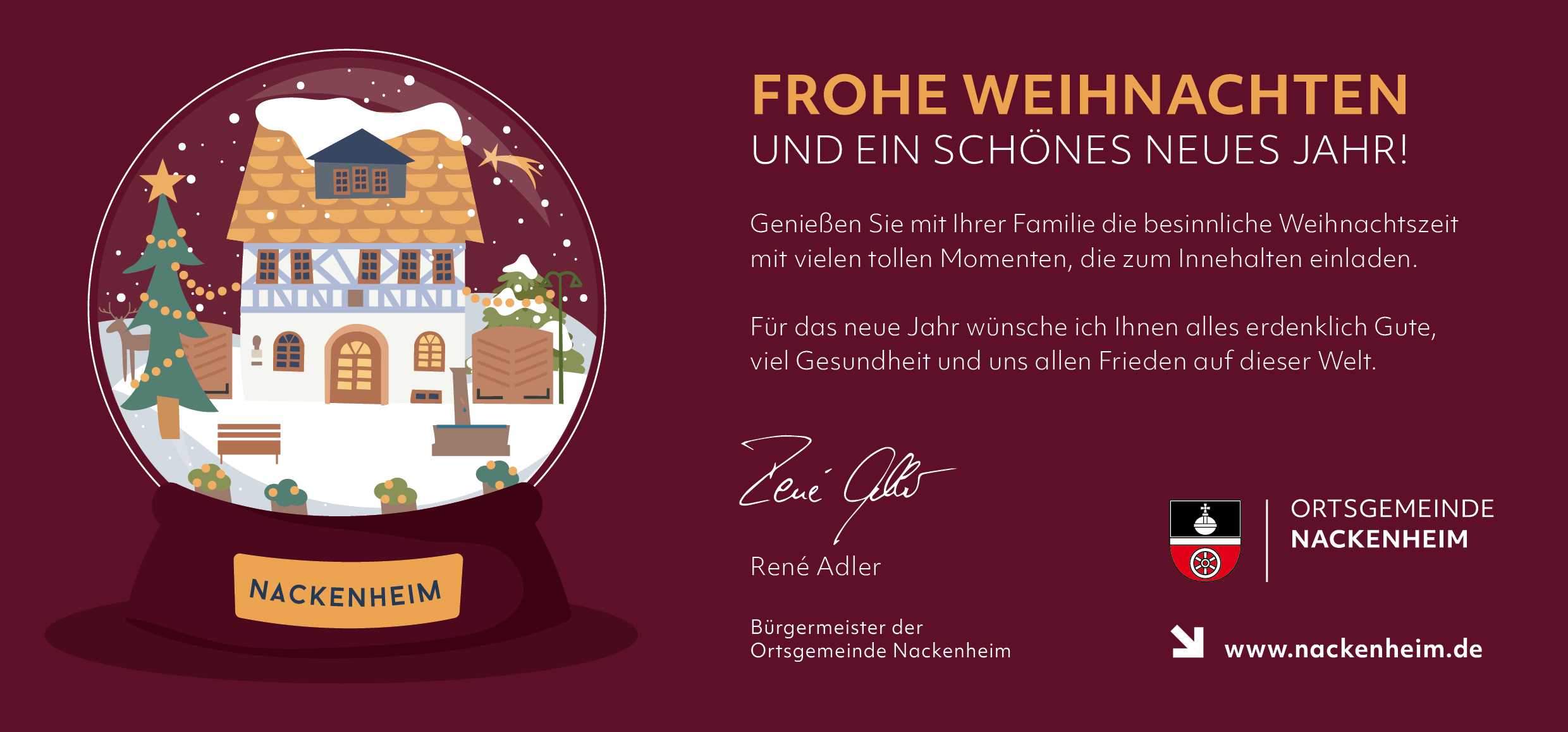 Weihnachtsgrüße Quelle: OG Nackenheim