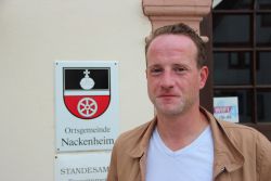 Beigeordneter Jan Heckelsmüller Quelle: Ortsgemeinde Nackenheim