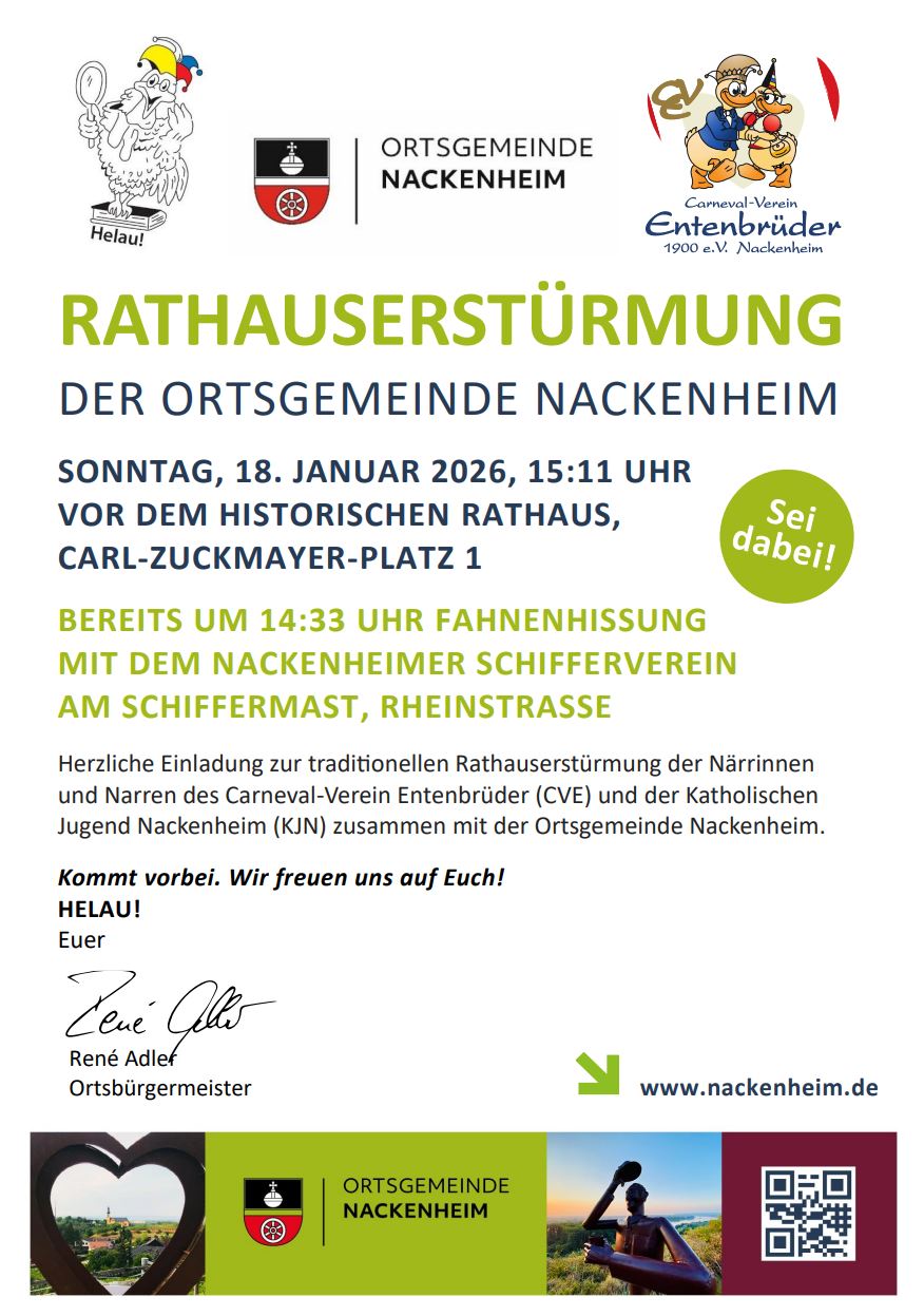 Rathauserstürmung 2026 Quelle: OG Nackenheim